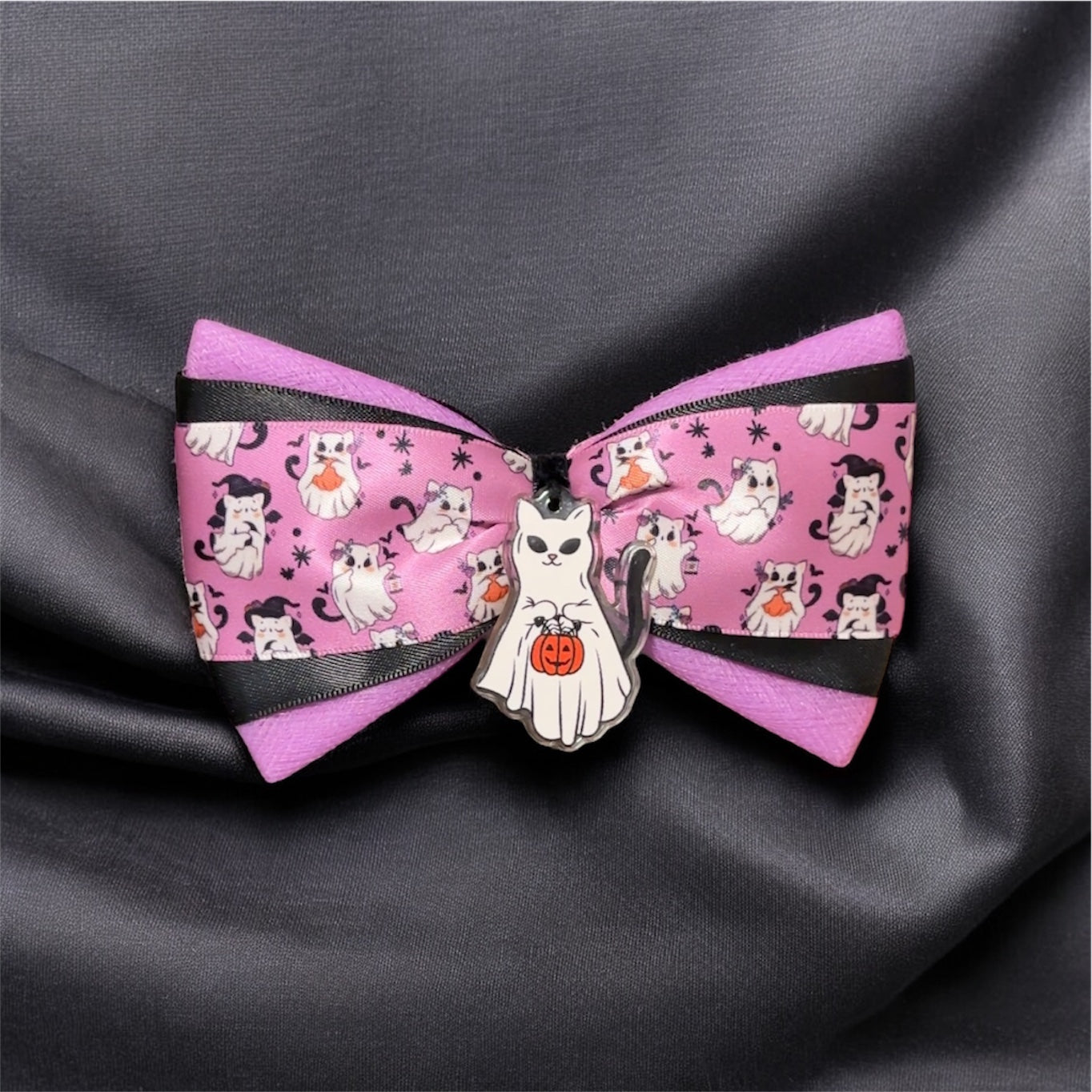 Spooky Kitty Bow