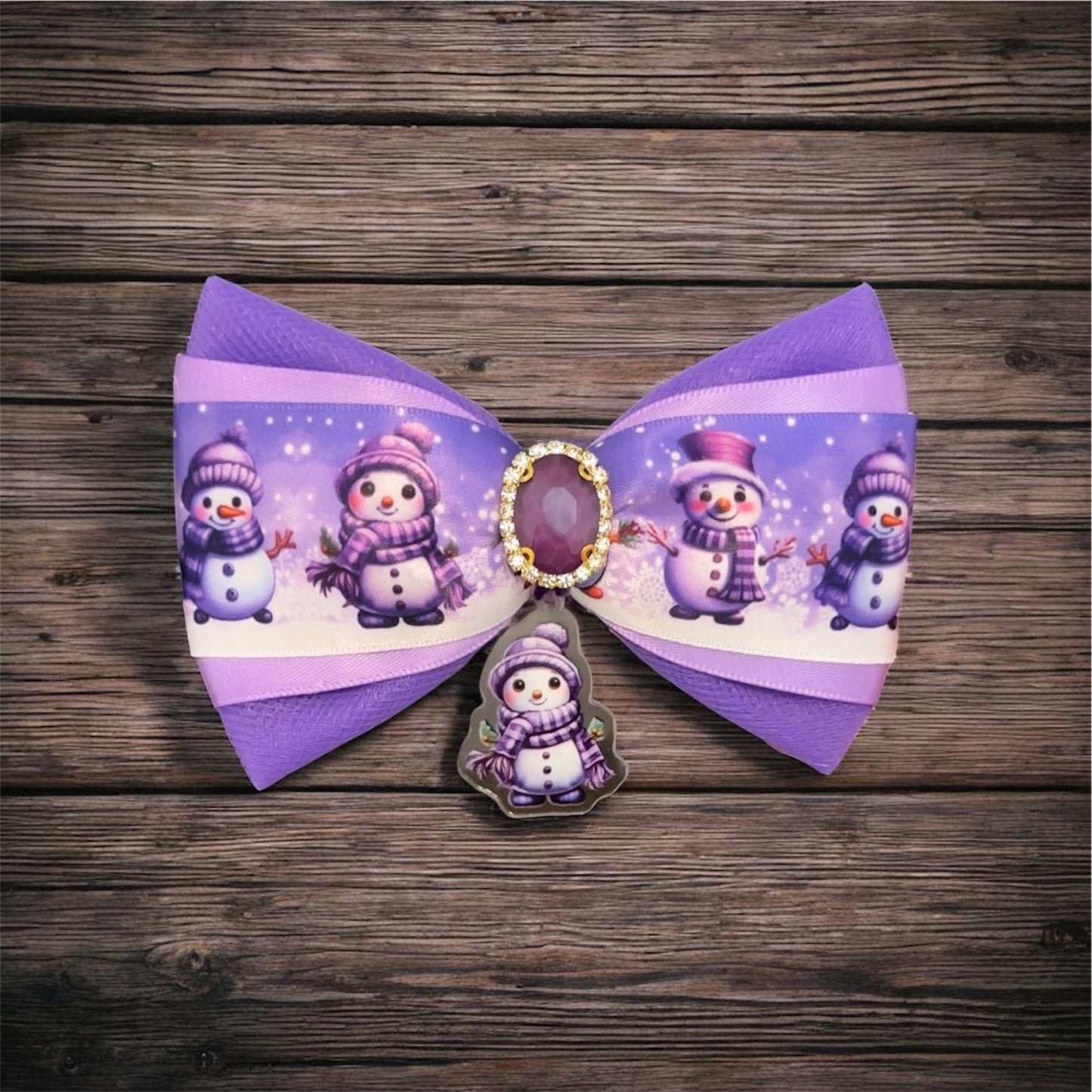 Violet Frost Bow