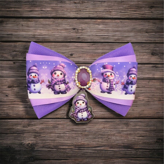 Violet Frost Bow