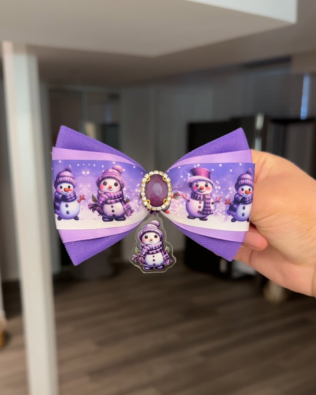 Violet Frost Bow