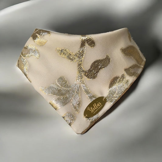 Elegant Gold Leaf Bandana